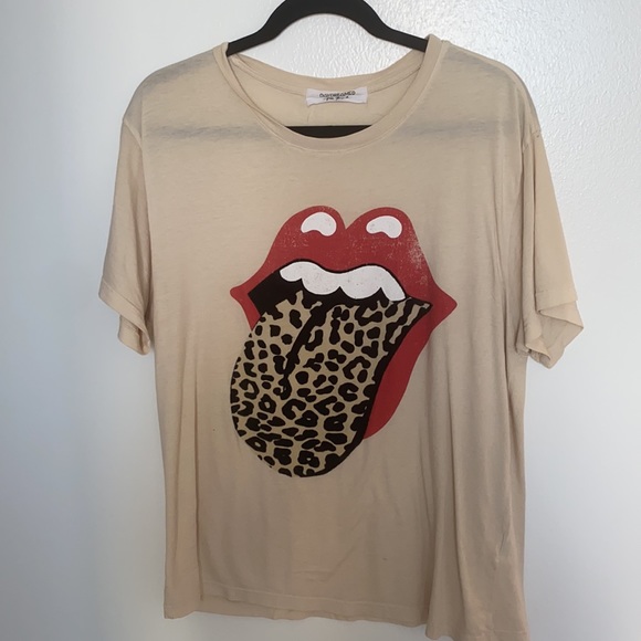 FREE PEOPLE ROLLING STONES TOP - Size LARGE - Picture 4 of 5